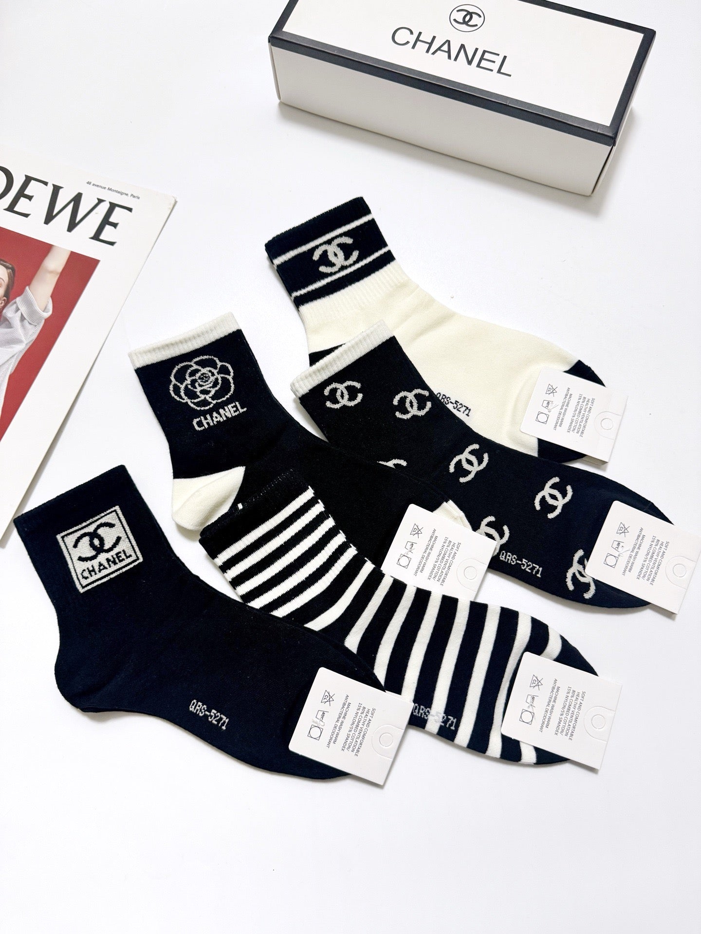 5-Pair Comfort Socks Set (1 BOX)-127