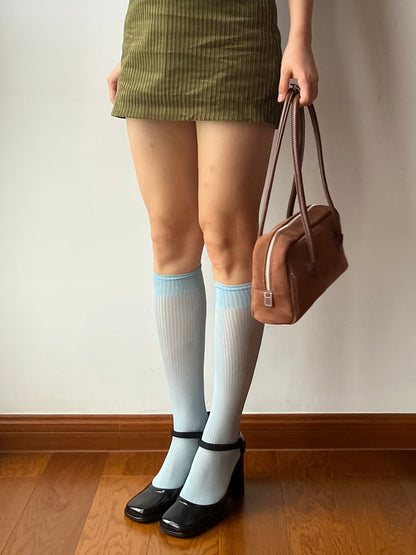 Dusty Blue 150N Knee High Socks