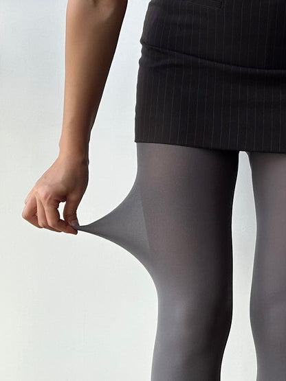 Klein Blue Velvet Tights