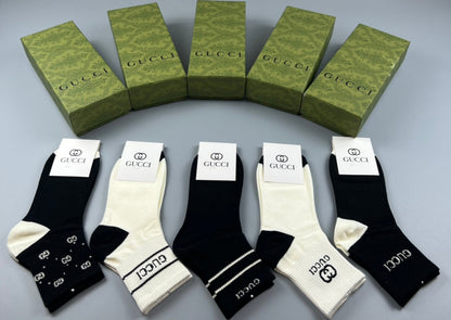 GUCCI LOW-CUT SOCKS 425689 (1 BOX)