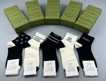 GUCCI LOW-CUT SOCKS 425689 (1 BOX)