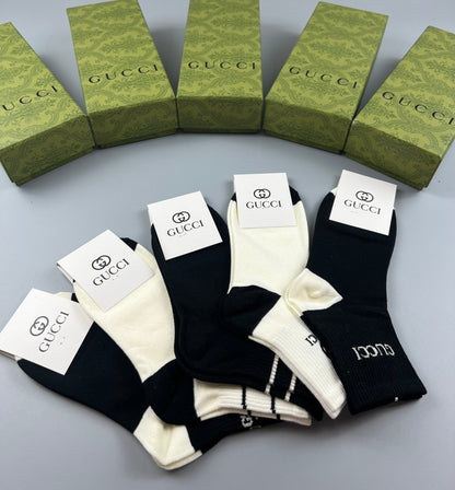 GUCCI LOW-CUT SOCKS 425689 (1 BOX)