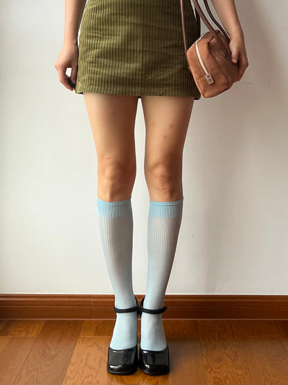 Dusty Blue 150N Knee High Socks