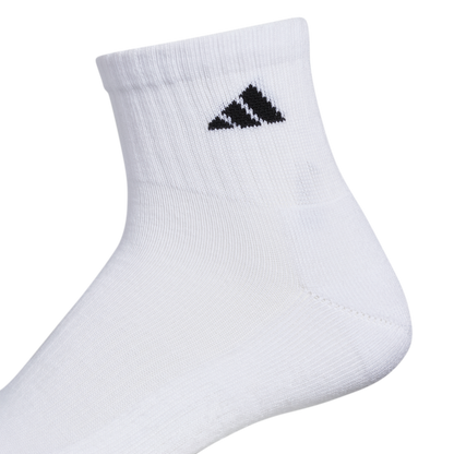 adidas Men's Athletic Cushioned 6-Pack Quarter Sock