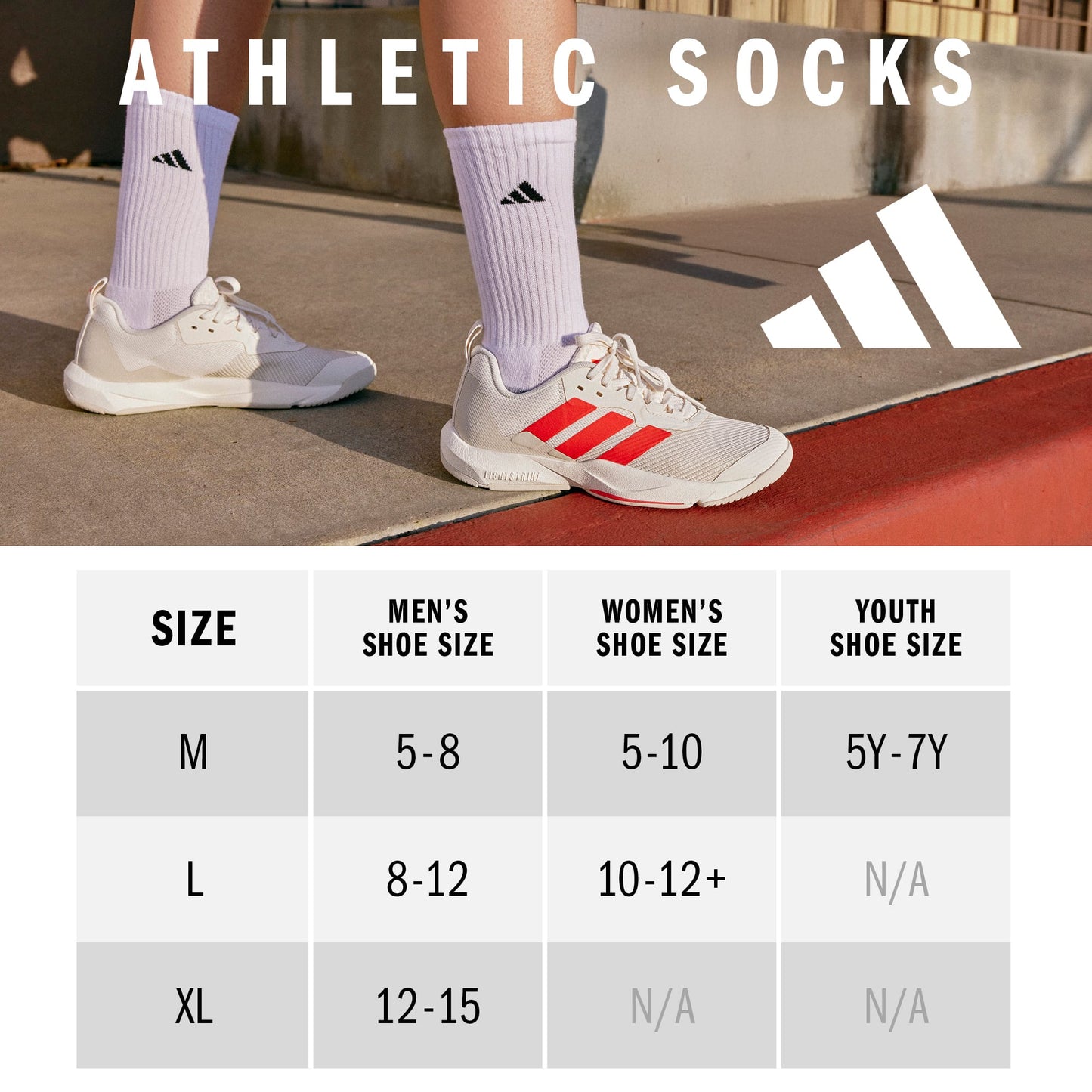 adidas Men's Athletic Cushioned 6-Pack Quarter Sock