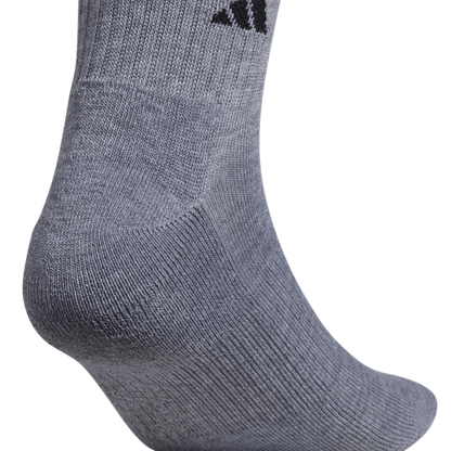 adidas Men's Athletic Cushioned 6-Pack Quarter Sock