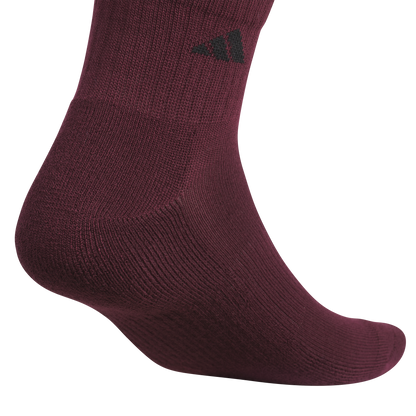 adidas Men's Athletic Cushioned 6-Pack Quarter Sock