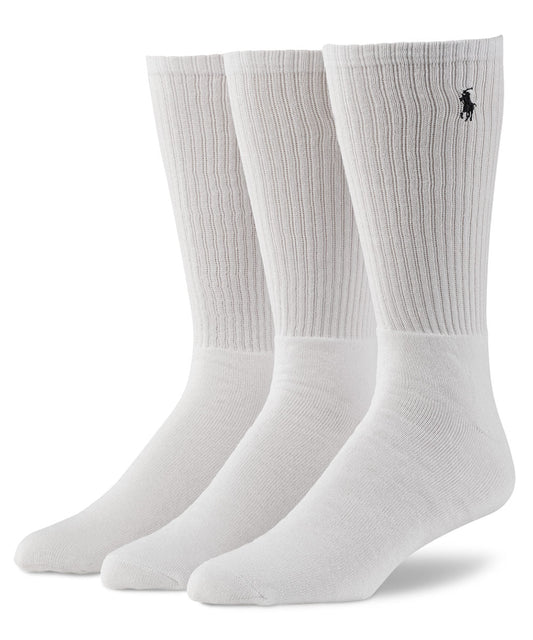 Polo Ralph Lauren Athletic Crew Socks (3-Pack)