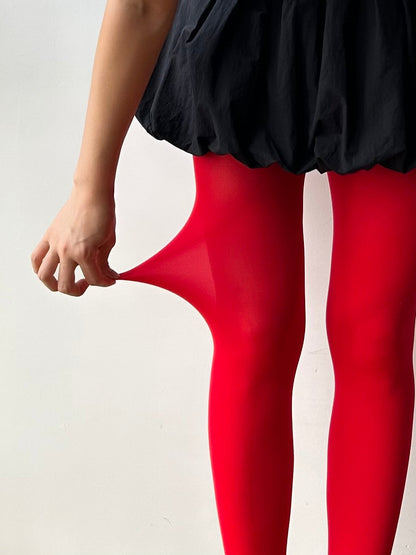 Yellow Velvet Tights