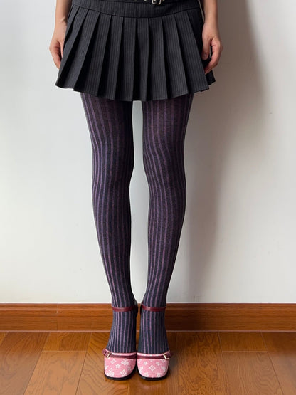 Purple Thick Tights