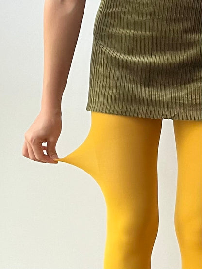 True Red Velvet Tights