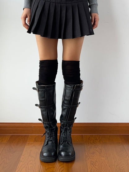 Black Over the Knee Socks