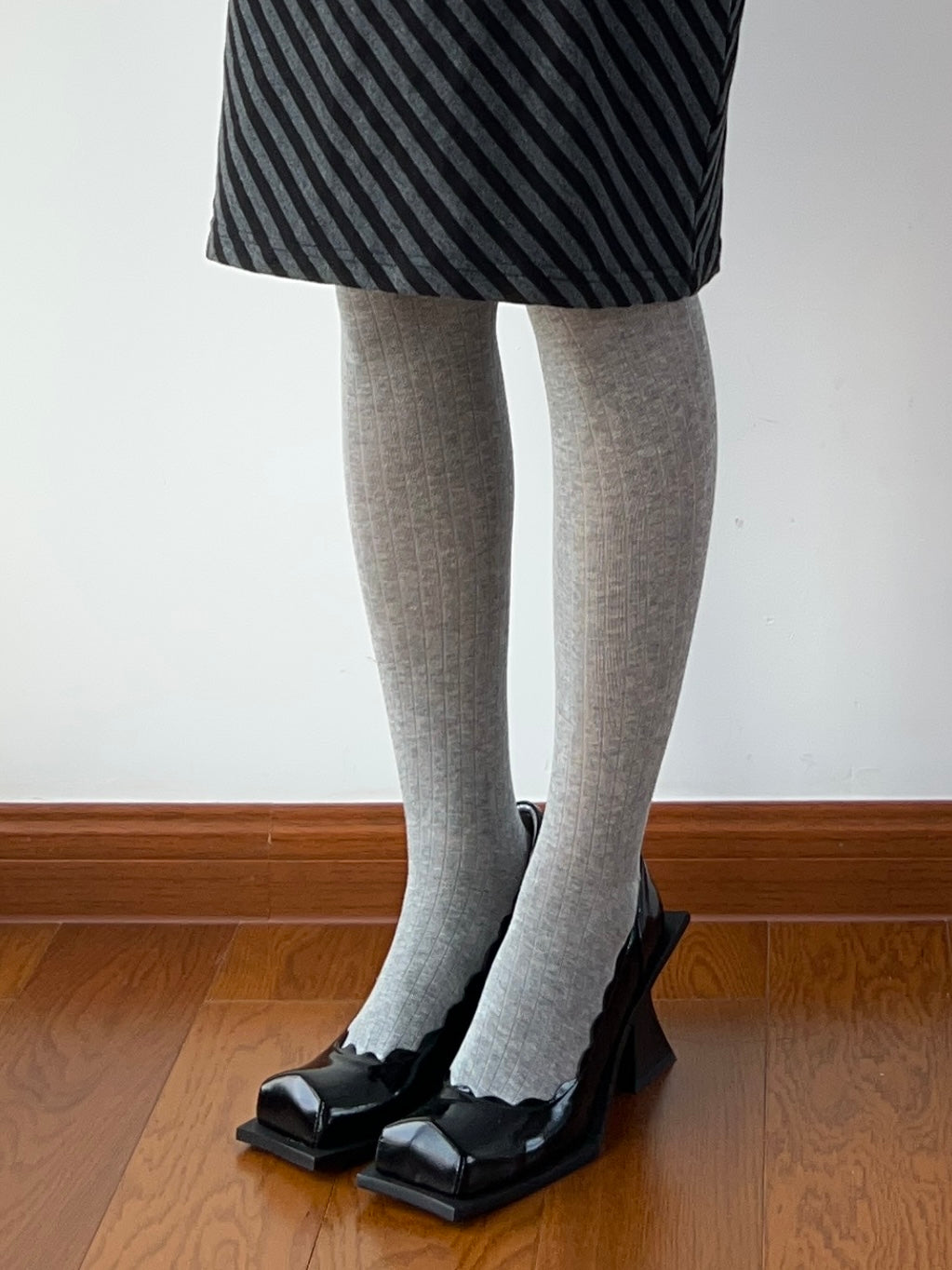 Light Grey Cotton Tights