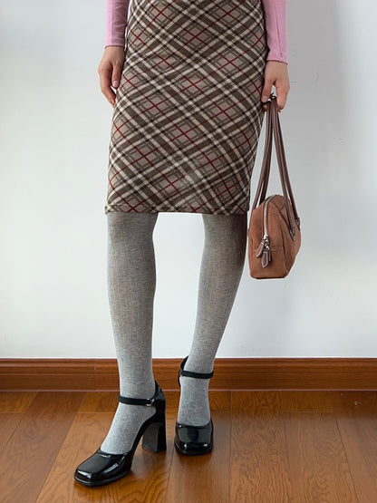 Light Grey Cotton Tights