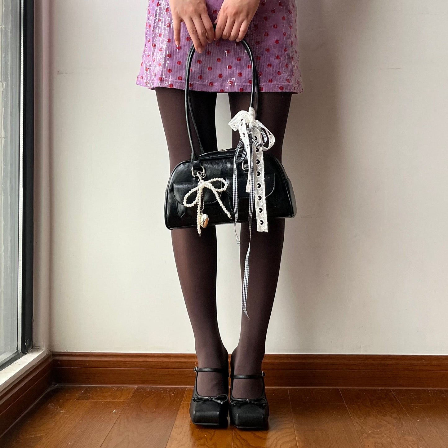 Coffee Velvet Tights