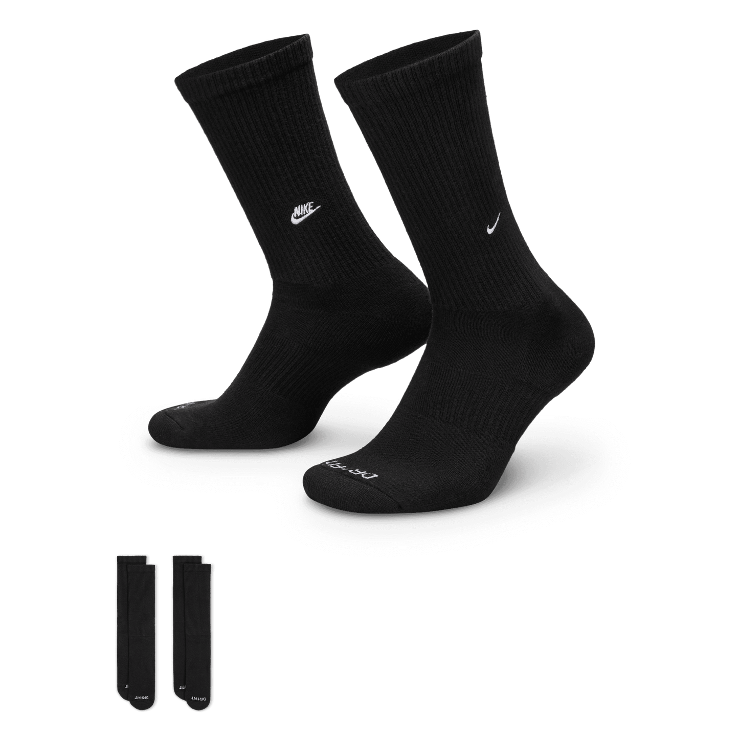 Nike Everyday Cushioned Crew Socks (2 Pairs) "Unisex"