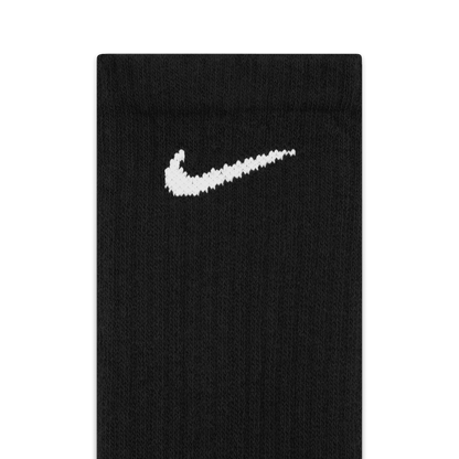 Nike Everyday Cushioned Training Crew Socks (6 Pairs) - Black