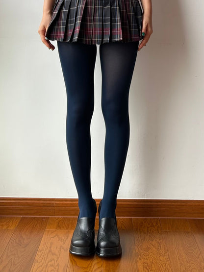 True Red Velvet Tights