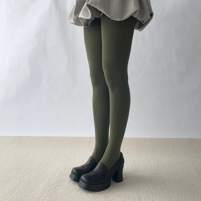 True Red Velvet Tights