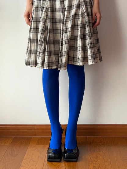 Yellow Velvet Tights
