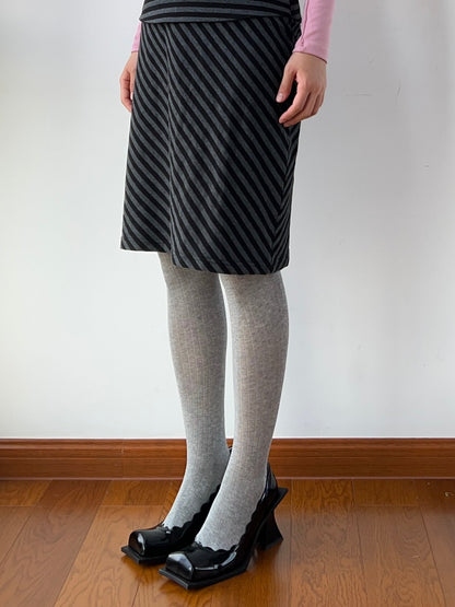 Light Grey Cotton Tights