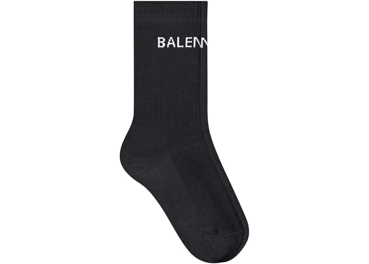 Balenciaga Logo Socks Black/White