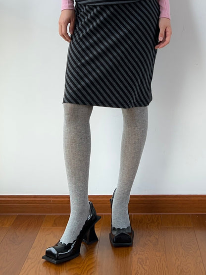 Light Grey Cotton Tights
