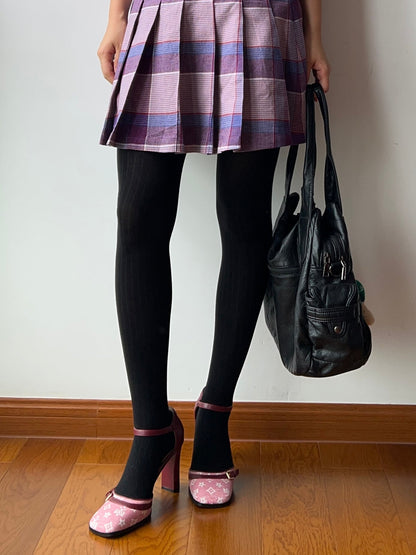 Black Cotton Tights
