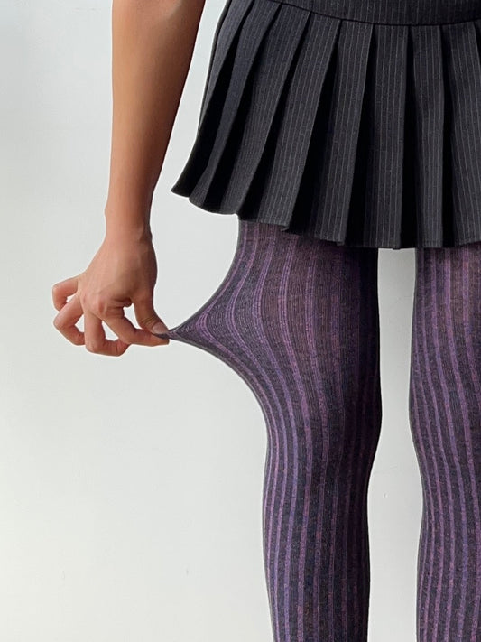 Purple Thick Tights