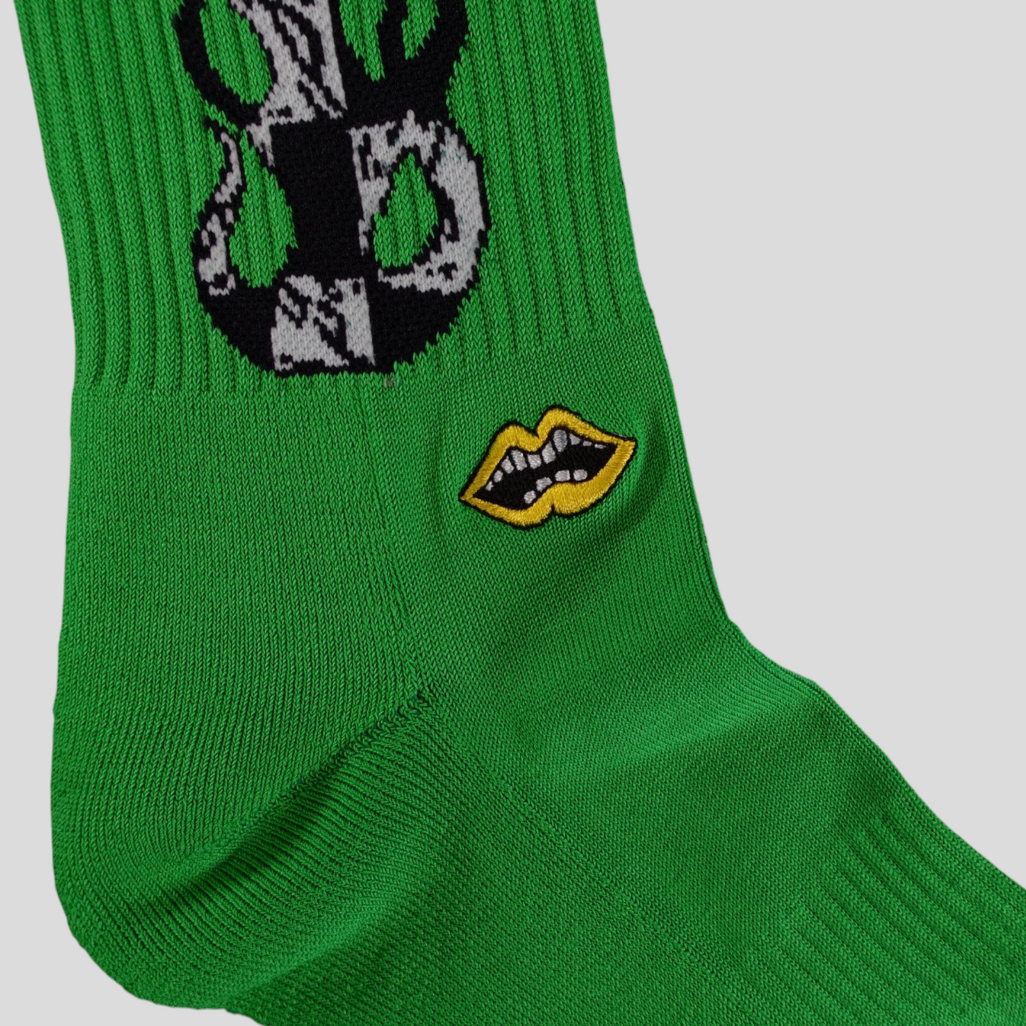 Chrome Hearts 99 Eyes Socks in Green