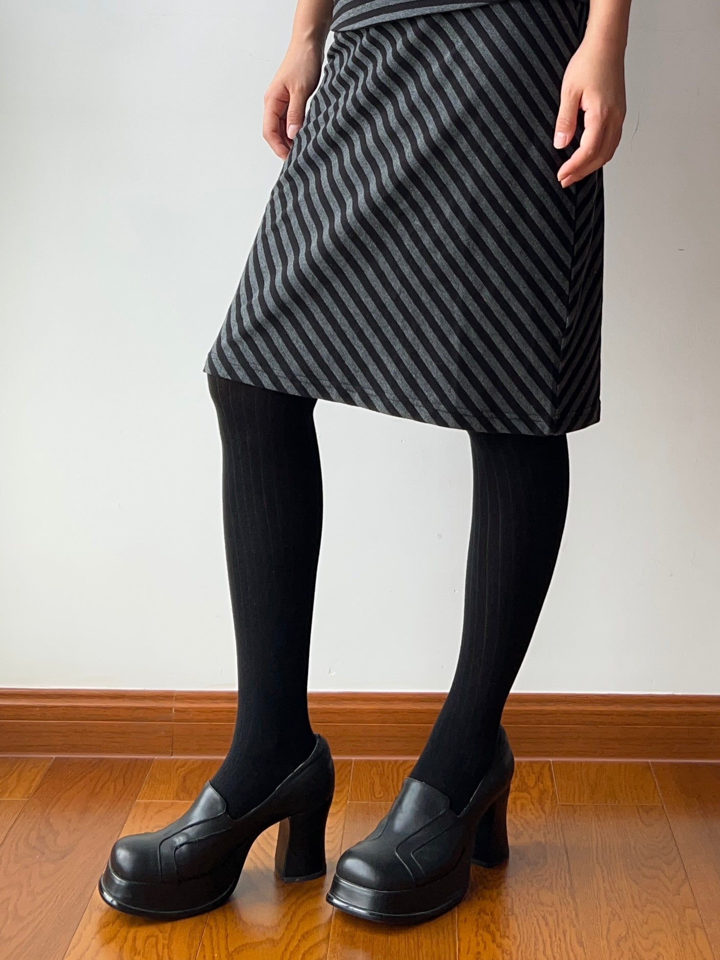 Black Cotton Tights