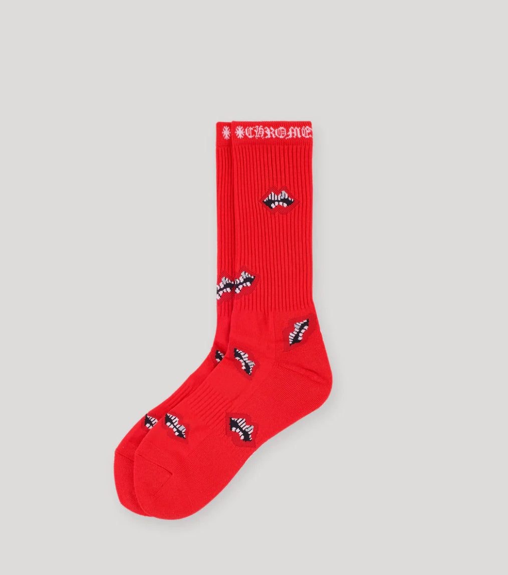 CHROMEHEART: Matty Boy Red Chomper Sock