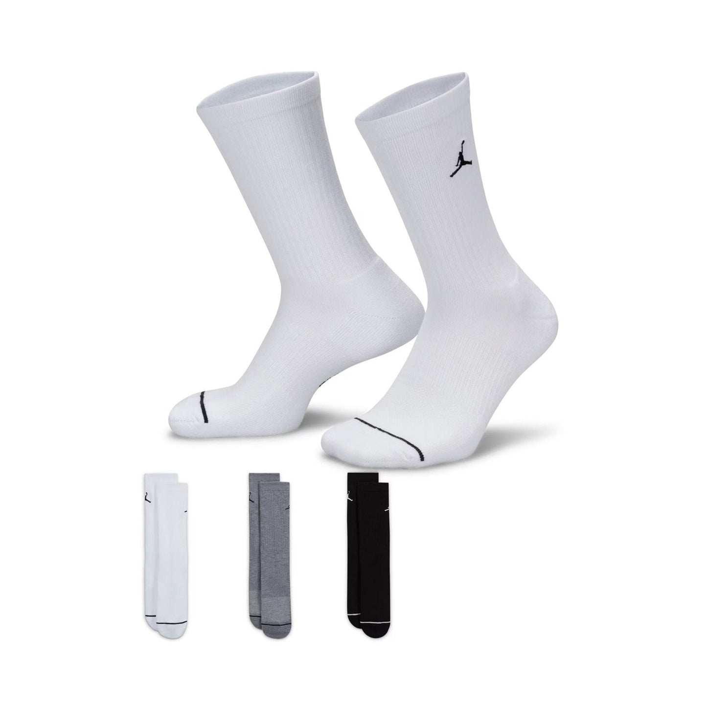 Nike Jordan Everyday Crew Socks - 3 Pack