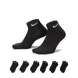 Nike Ankle 6-Pack Socks [Black]