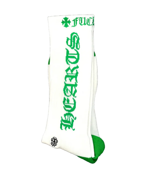 CH Socks White/Green