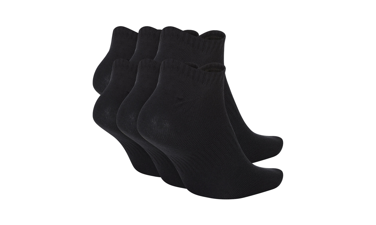 Lightweight Training No-Show Socks (6 Pairs) "Black" SX7679 010