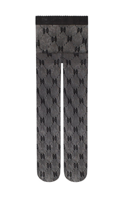 GG Lurex Detailed Knitted Tights