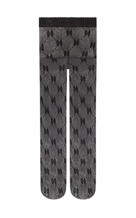 GG Lurex Detailed Knitted Tights