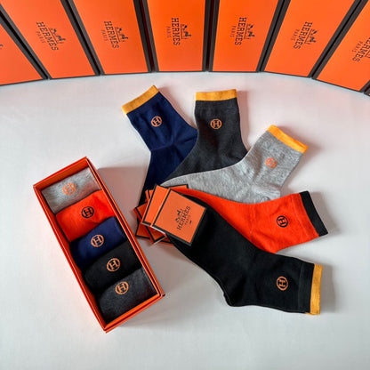 HERMES ANKLE SOCKS 416090 (1 BOX)