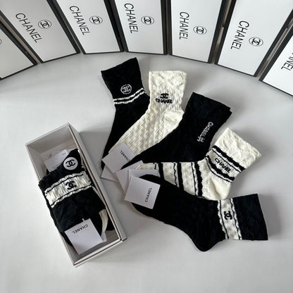 CHANEL LOW-CUT SOCKS 419034 (1 BOX )
