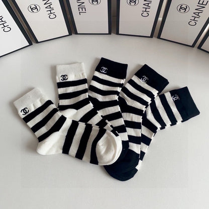 CHANEL LOW-CUT SOCKS 425654( 1 BOX )