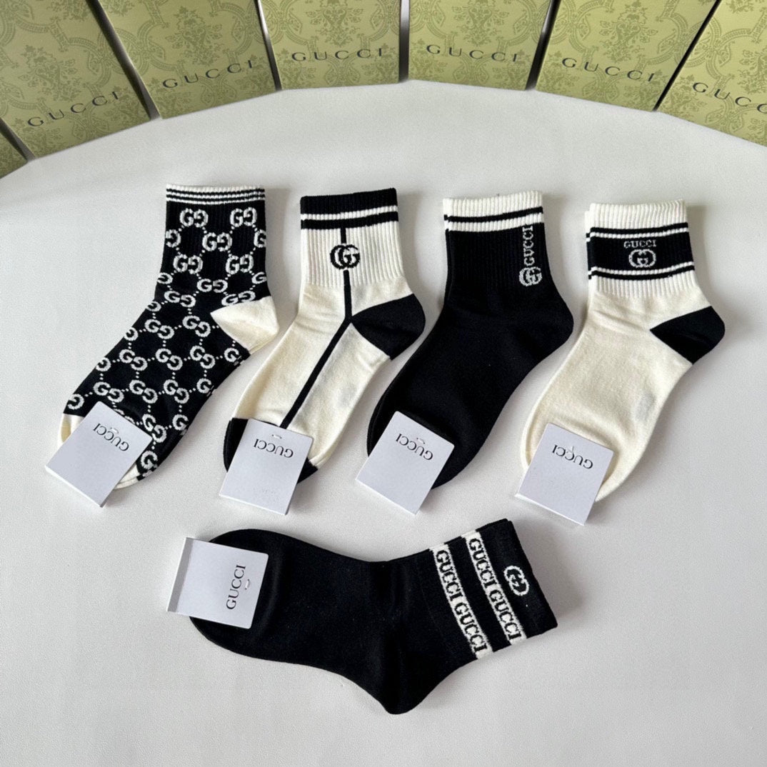 GUCCI LOW-CUT SOCKS 425663 (1 BOX)