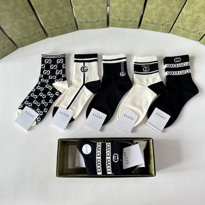 GUCCI LOW-CUT SOCKS 425663 (1 BOX)