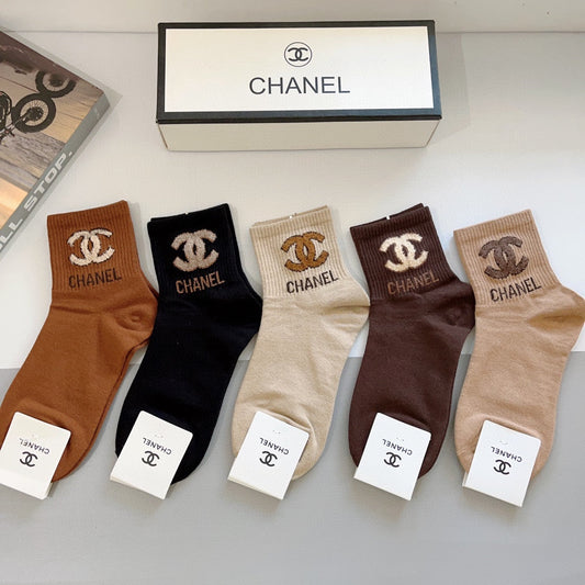 CHANEL LOW-CUT SOCKS 414580 ( 1 BOX )