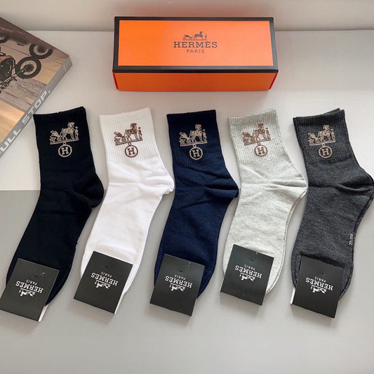 HERMES ANKLE SOCKS 416160 (1 BOX)