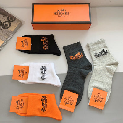 HERMES ANKLE SOCKS 416171 (1 BOX)