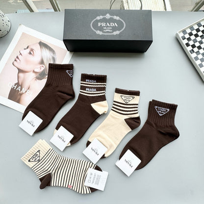 CHANEL LOW-CUT SOCKS 416045 ( 1 BOX )