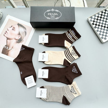 CHANEL LOW-CUT SOCKS 416045 ( 1 BOX )