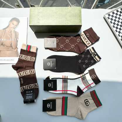 GUCCI LOW-CUT SOCKS 423902 (1 BOX)