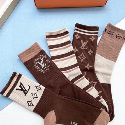 LOUIS VUITTON CREW SOCKS 423918 (1 BOX)
